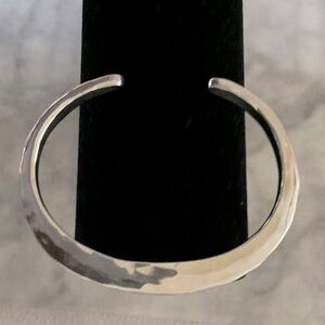 Sleek Sterling Silver Cuff Bracelet
